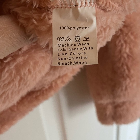 KIN Apparel Teddy Fleece Satin Hoodie - Picture 7 of 10